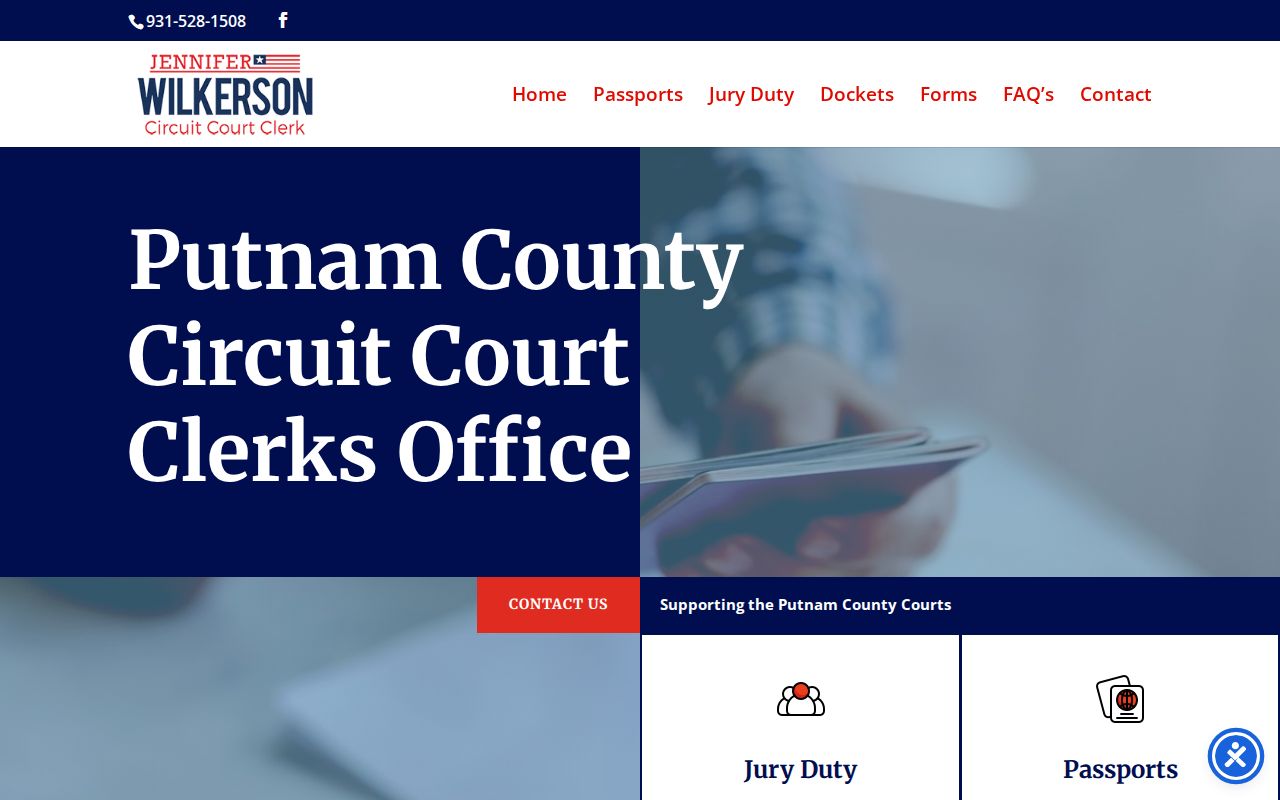 Putnam County court docket Circuit Court Clerk access